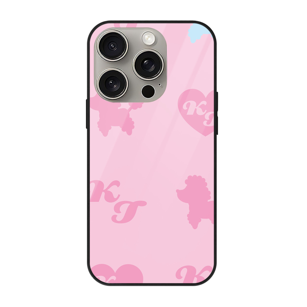 （画像用） Hello Kitty ハローキティ 【iPhone15Pro対応】スマホケース 耐衝撃＆黄変防止 背面ガラス