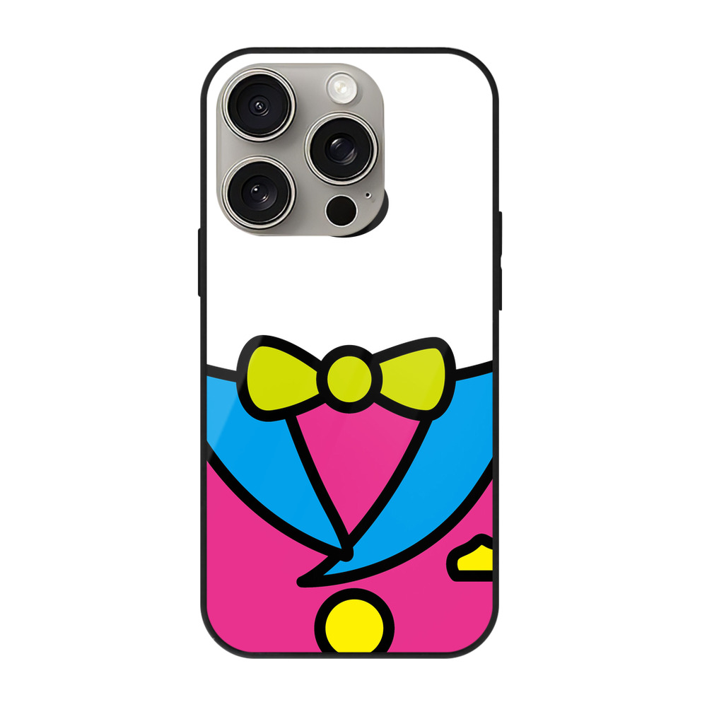 （画像用） Hello Kitty ハローキティ 【iPhone15Pro対応】スマホケース 耐衝撃＆黄変防止 背面ガラス