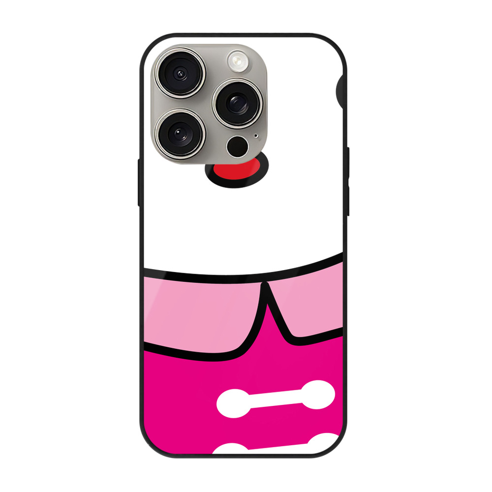 （画像用） Hello Kitty ハローキティ 【iPhone15Pro対応】スマホケース 耐衝撃＆黄変防止 背面ガラス
