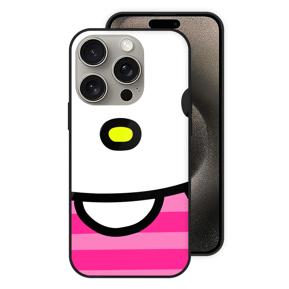 （画像用） Hello Kitty ハローキティ 【iPhone15Pro対応】スマホケース 耐衝撃＆黄変防止 背面ガラス