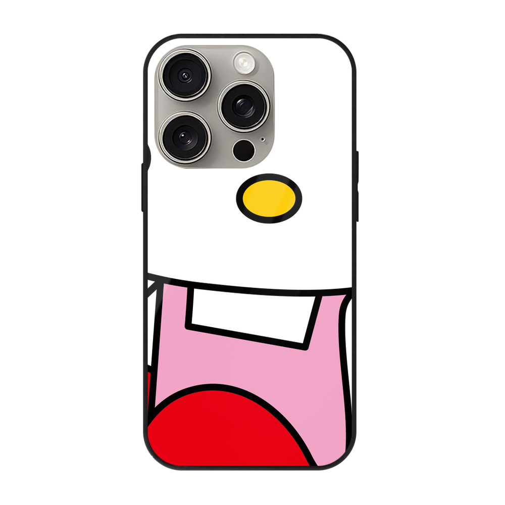 （画像用） Hello Kitty ハローキティ 【iPhone15Pro対応】スマホケース 耐衝撃＆黄変防止 背面ガラス