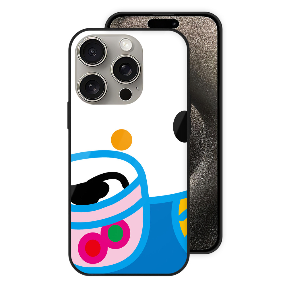 （画像用） Hello Kitty ハローキティ 【iPhone15Pro対応】スマホケース 耐衝撃＆黄変防止 背面ガラス