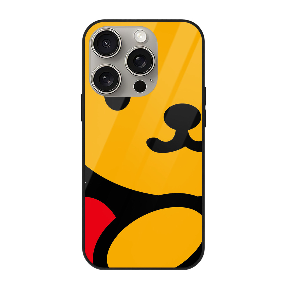 （画像用） Hello Kitty ハローキティ 【iPhone15Pro対応】スマホケース 耐衝撃＆黄変防止 背面ガラス
