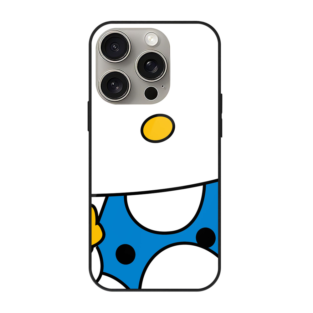 （画像用） Hello Kitty ハローキティ 【iPhone15Pro対応】スマホケース 耐衝撃＆黄変防止 背面ガラス