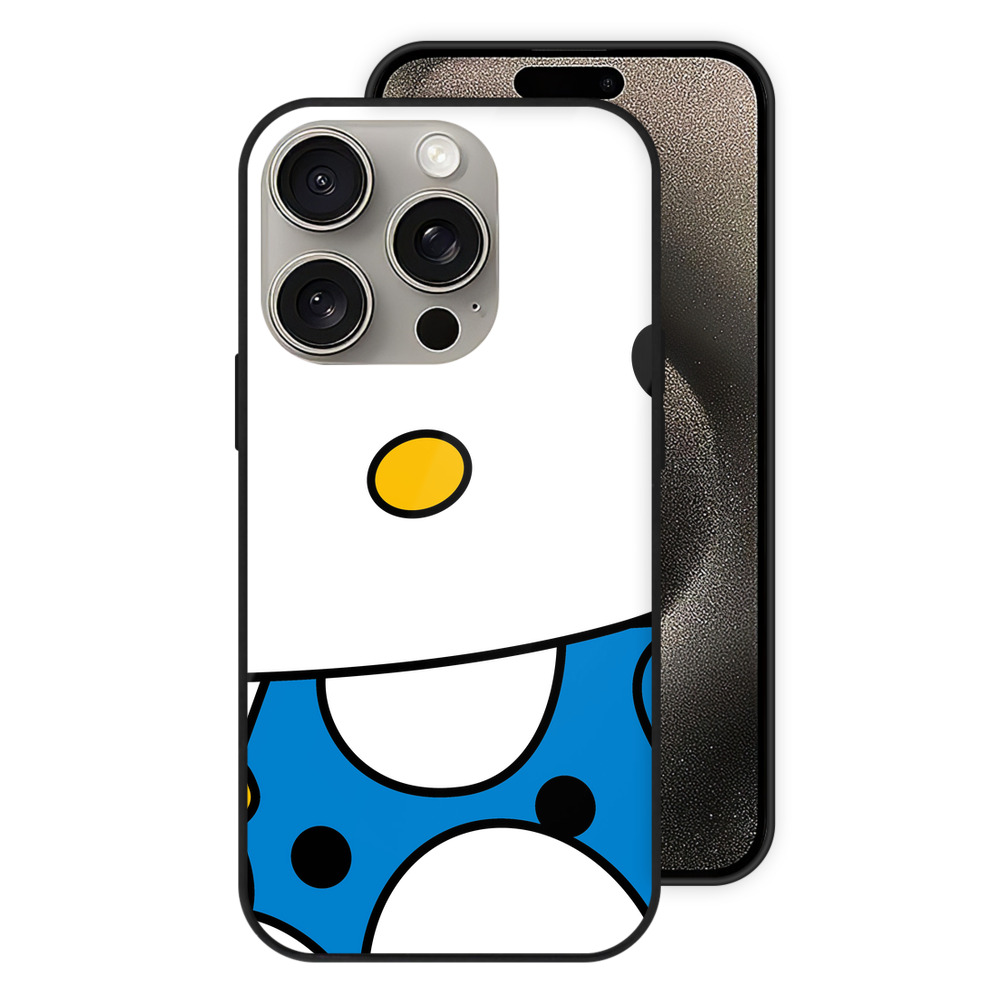（画像用） Hello Kitty ハローキティ 【iPhone15Pro対応】スマホケース 耐衝撃＆黄変防止 背面ガラス