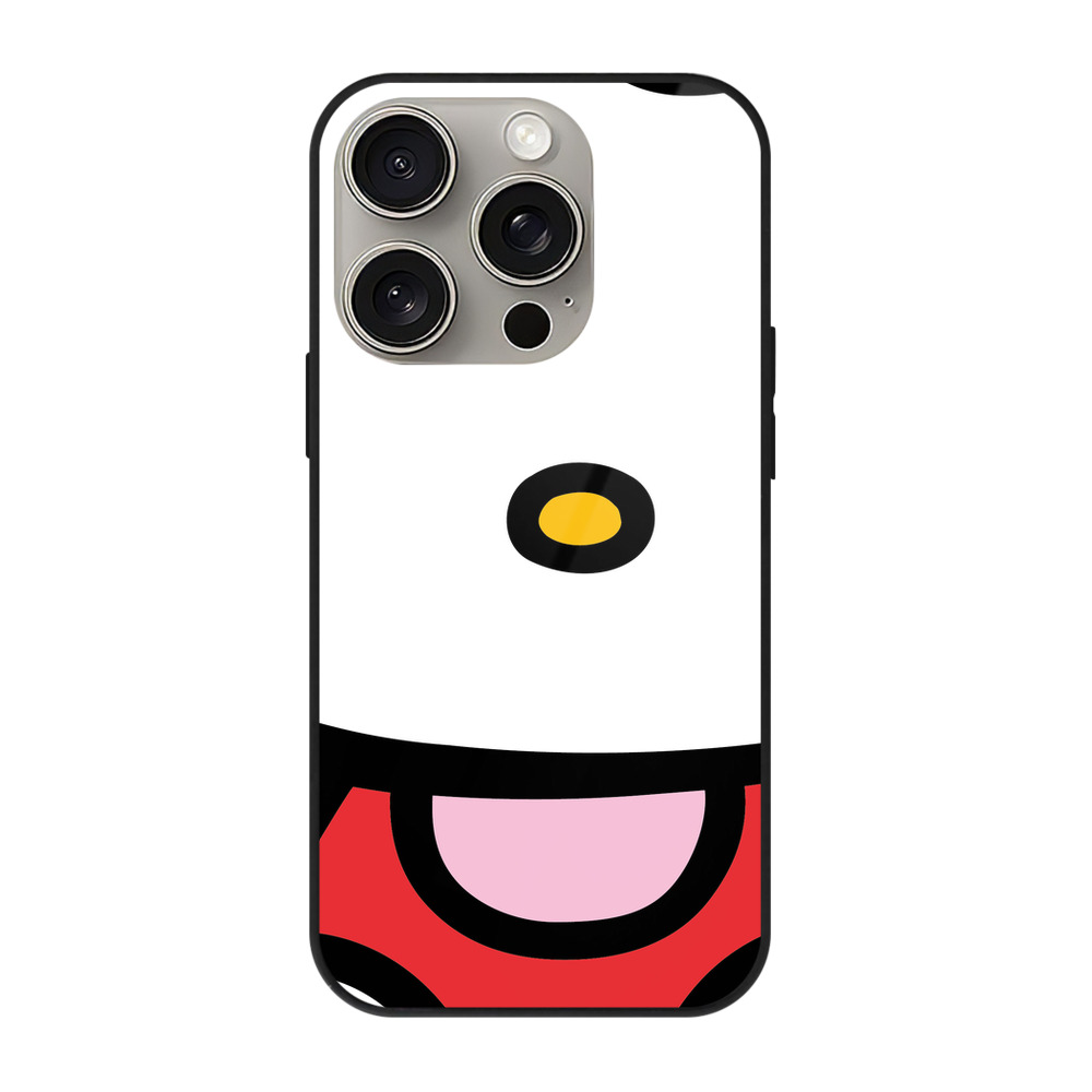 （画像用） Hello Kitty ハローキティ 【iPhone15Pro対応】スマホケース 耐衝撃＆黄変防止 背面ガラス