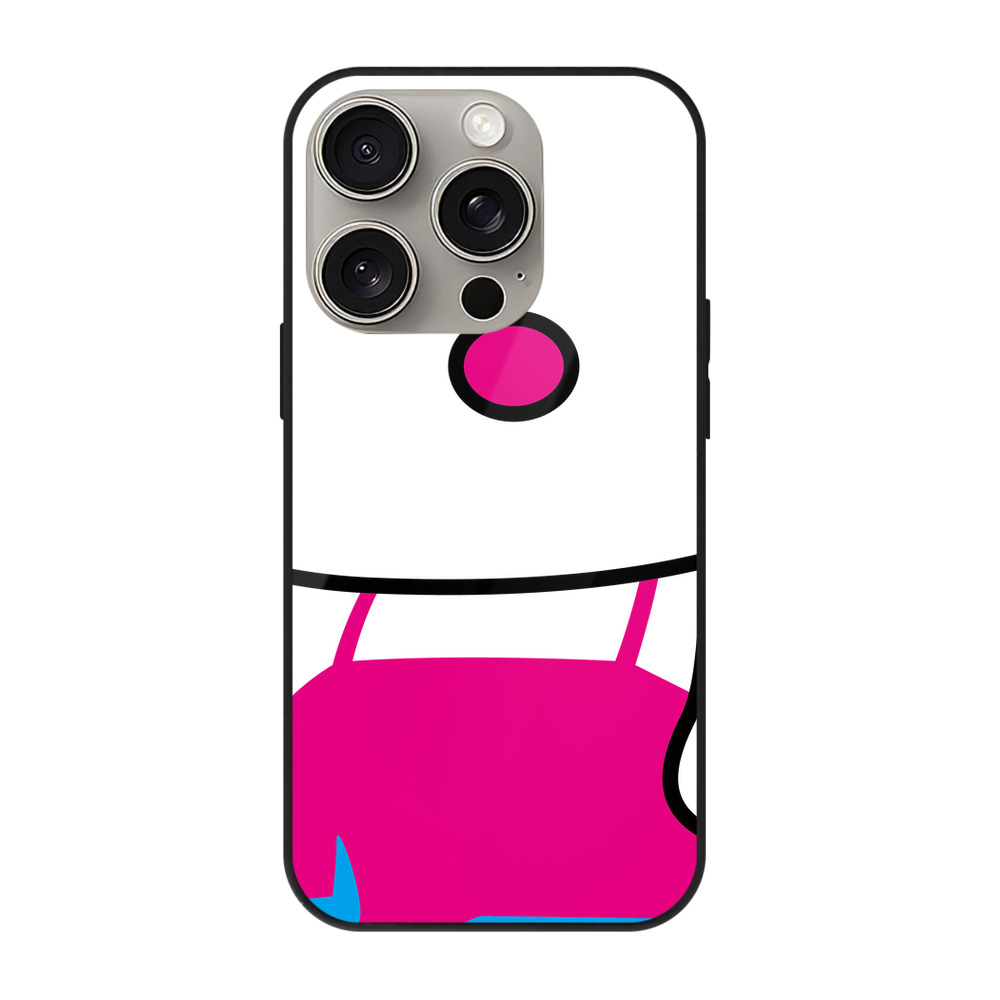 （画像用） Hello Kitty ハローキティ 【iPhone15Pro対応】スマホケース 耐衝撃＆黄変防止 背面ガラス