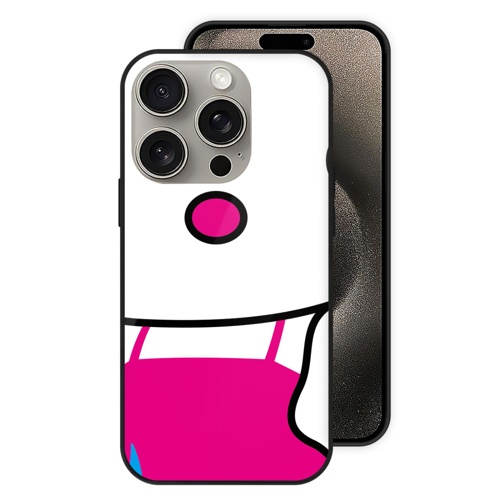 （画像用） Hello Kitty ハローキティ 【iPhone15Pro対応】スマホケース 耐衝撃＆黄変防止 背面ガラス
