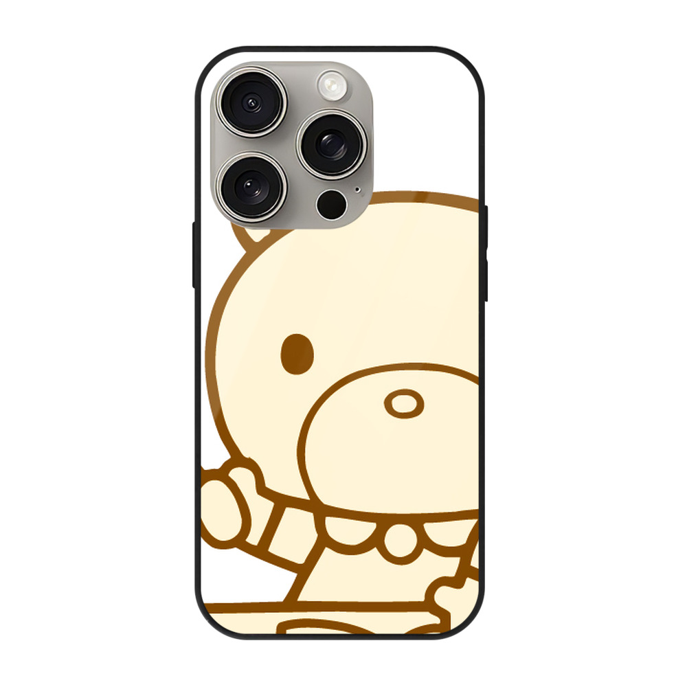 （画像用） Hello Kitty ハローキティ 【iPhone15Pro対応】スマホケース 耐衝撃＆黄変防止 背面ガラス