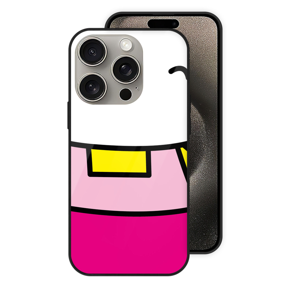 （画像用） Hello Kitty ハローキティ 【iPhone15Pro対応】スマホケース 耐衝撃＆黄変防止 背面ガラス