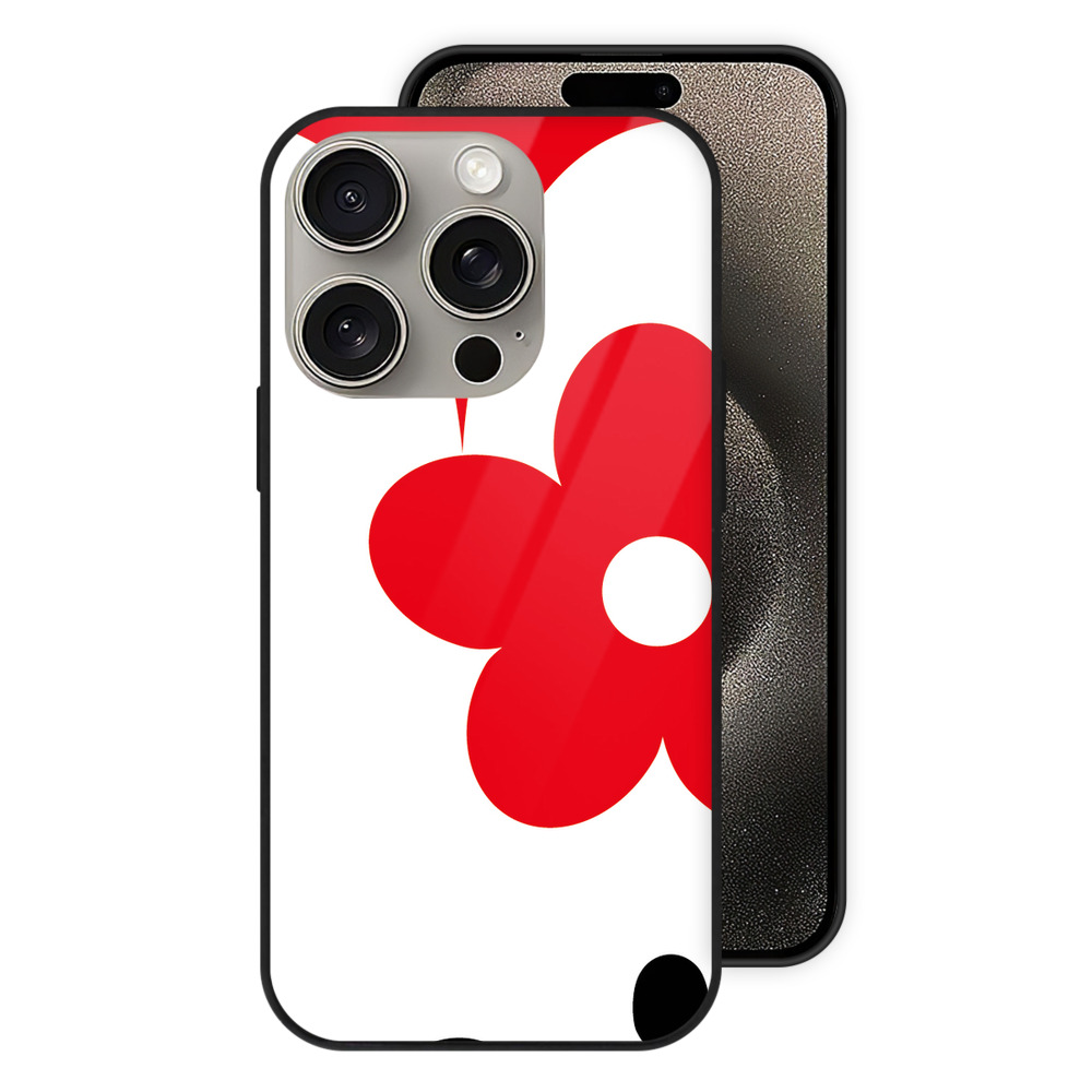 （画像用） Hello Kitty ハローキティ 【iPhone15Pro対応】スマホケース 耐衝撃＆黄変防止 背面ガラス