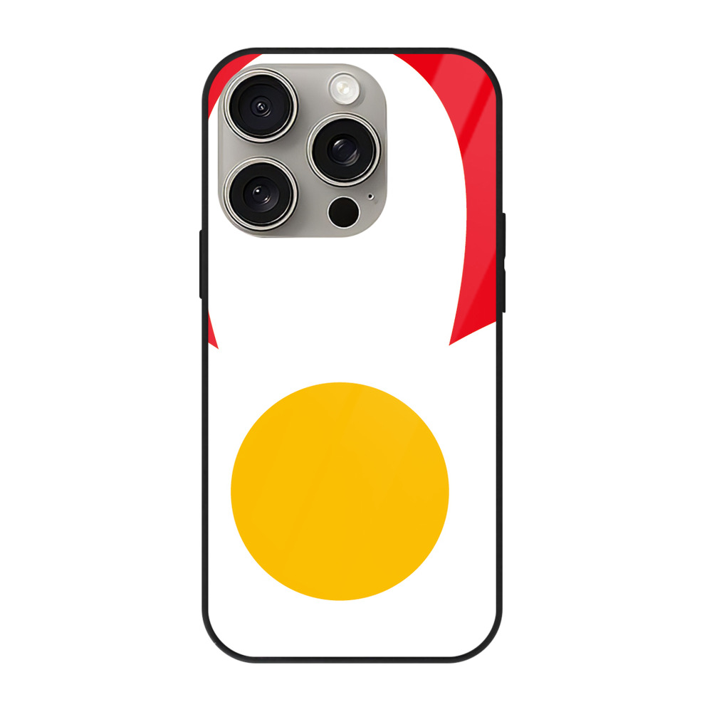 （画像用） Hello Kitty ハローキティ 【iPhone15Pro対応】スマホケース 耐衝撃＆黄変防止 背面ガラス