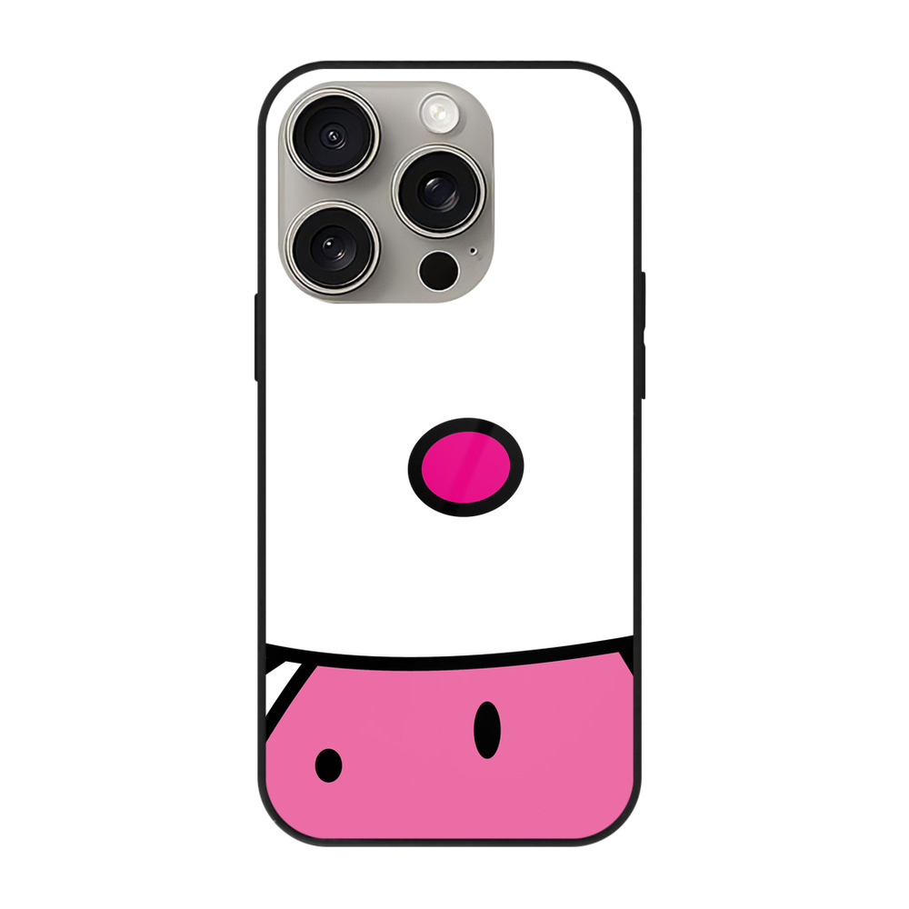 （画像用） Hello Kitty ハローキティ 【iPhone15Pro対応】スマホケース 耐衝撃＆黄変防止 背面ガラス