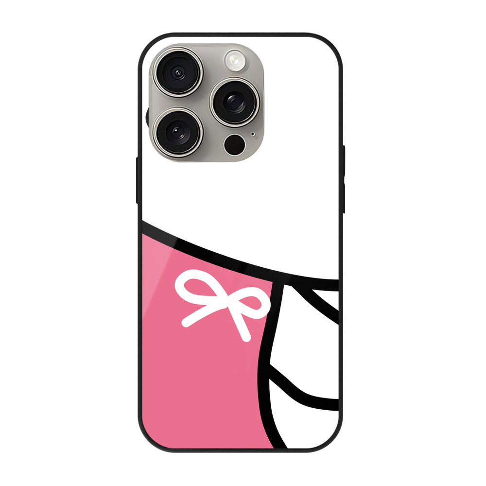 （画像用） Hello Kitty ハローキティ 【iPhone15Pro対応】スマホケース 耐衝撃＆黄変防止 背面ガラス