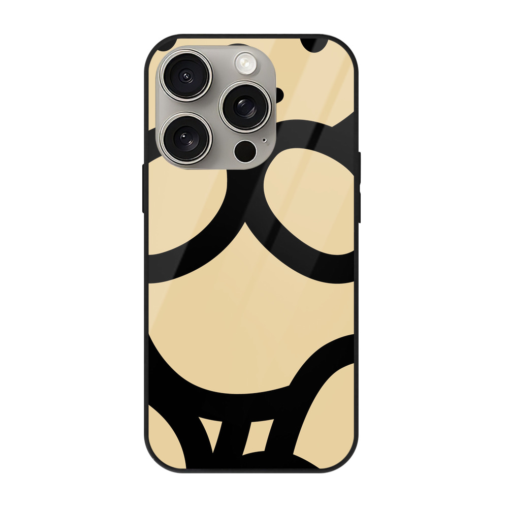 （画像用） Hello Kitty ハローキティ 【iPhone15Pro対応】スマホケース 耐衝撃＆黄変防止 背面ガラス