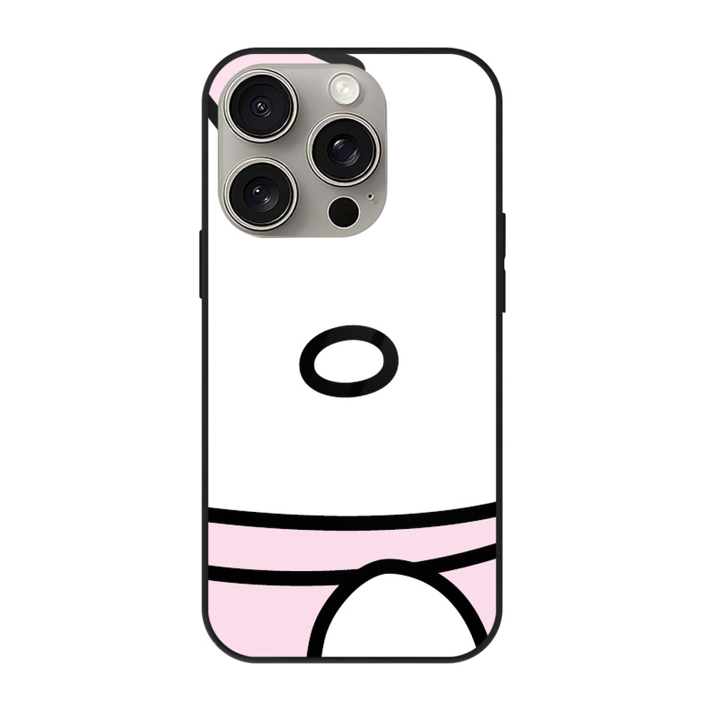 （画像用） Hello Kitty ハローキティ 【iPhone15Pro対応】スマホケース 耐衝撃＆黄変防止 背面ガラス