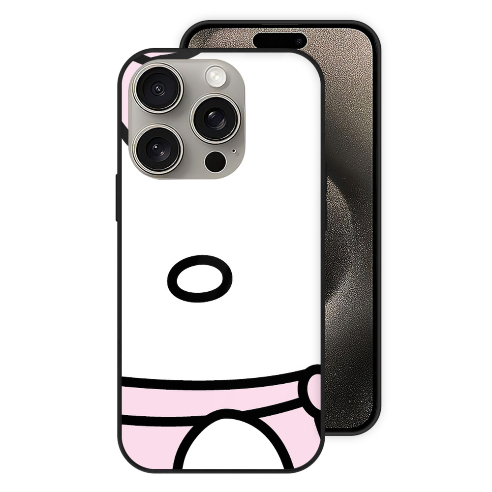 （画像用） Hello Kitty ハローキティ 【iPhone15Pro対応】スマホケース 耐衝撃＆黄変防止 背面ガラス