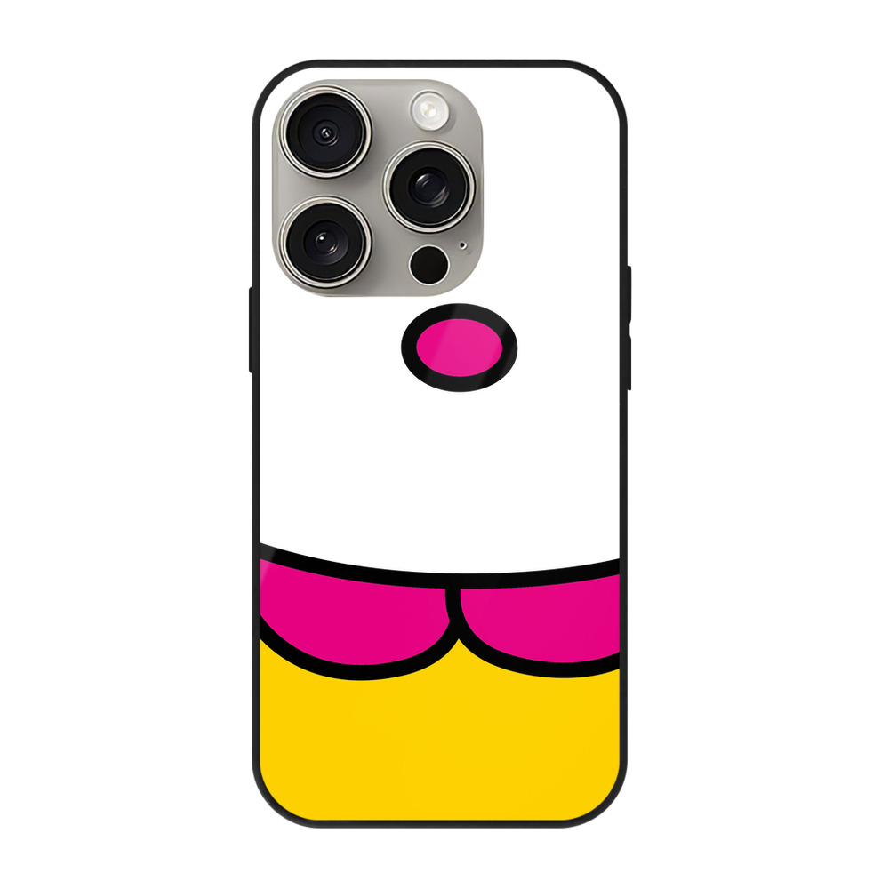 （画像用） Hello Kitty ハローキティ 【iPhone15Pro対応】スマホケース 耐衝撃＆黄変防止 背面ガラス