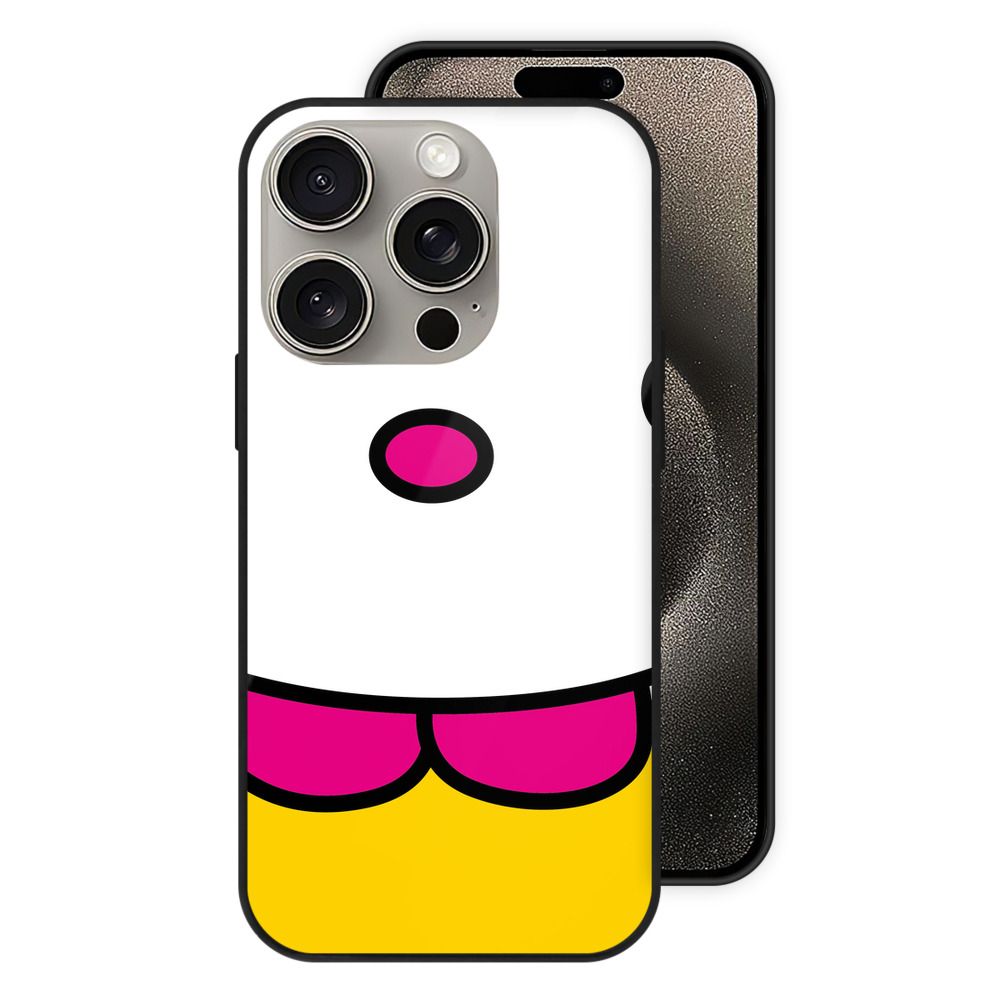 （画像用） Hello Kitty ハローキティ 【iPhone15Pro対応】スマホケース 耐衝撃＆黄変防止 背面ガラス
