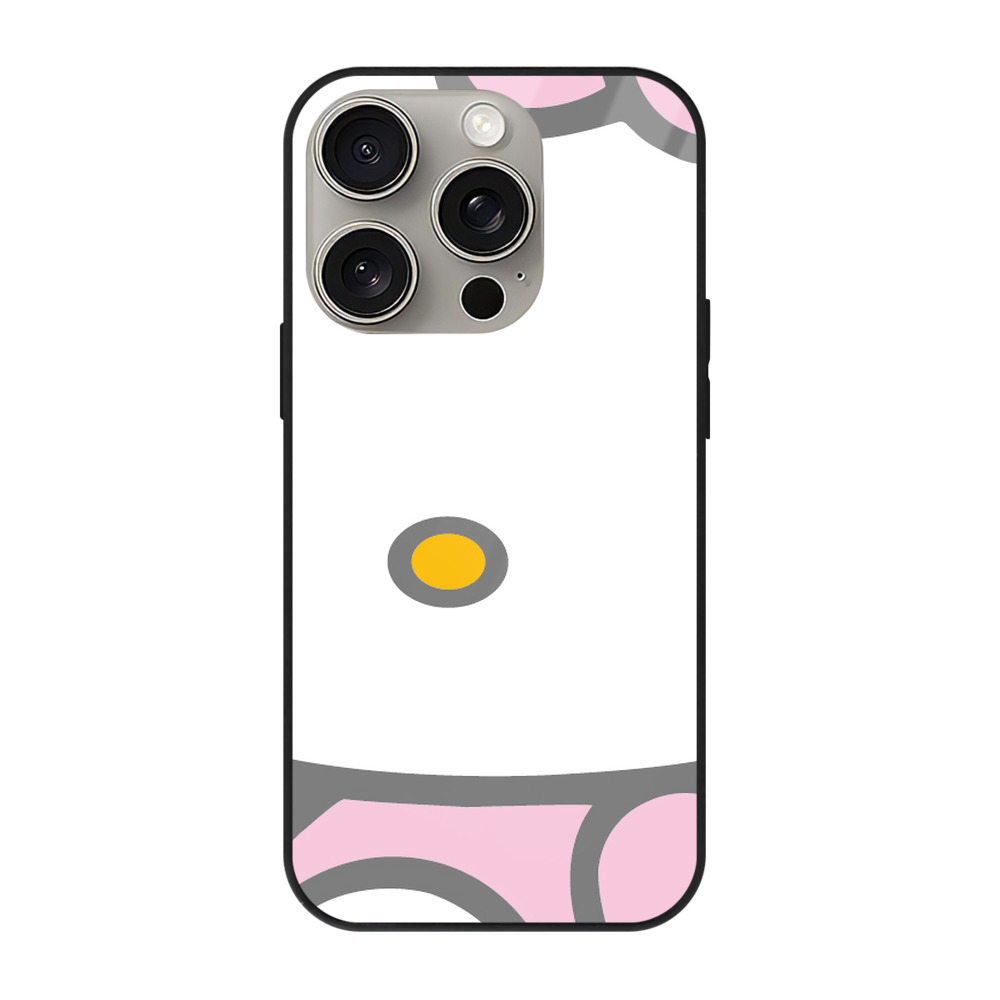 （画像用） Hello Kitty ハローキティ 【iPhone15Pro対応】スマホケース 耐衝撃＆黄変防止 背面ガラス