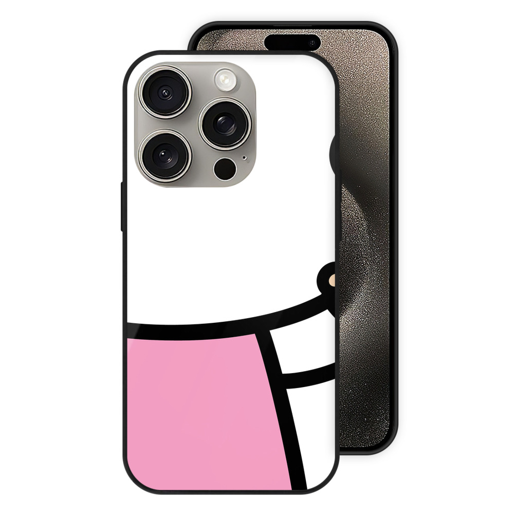 （画像用） Hello Kitty ハローキティ 【iPhone15Pro対応】スマホケース 耐衝撃＆黄変防止 背面ガラス