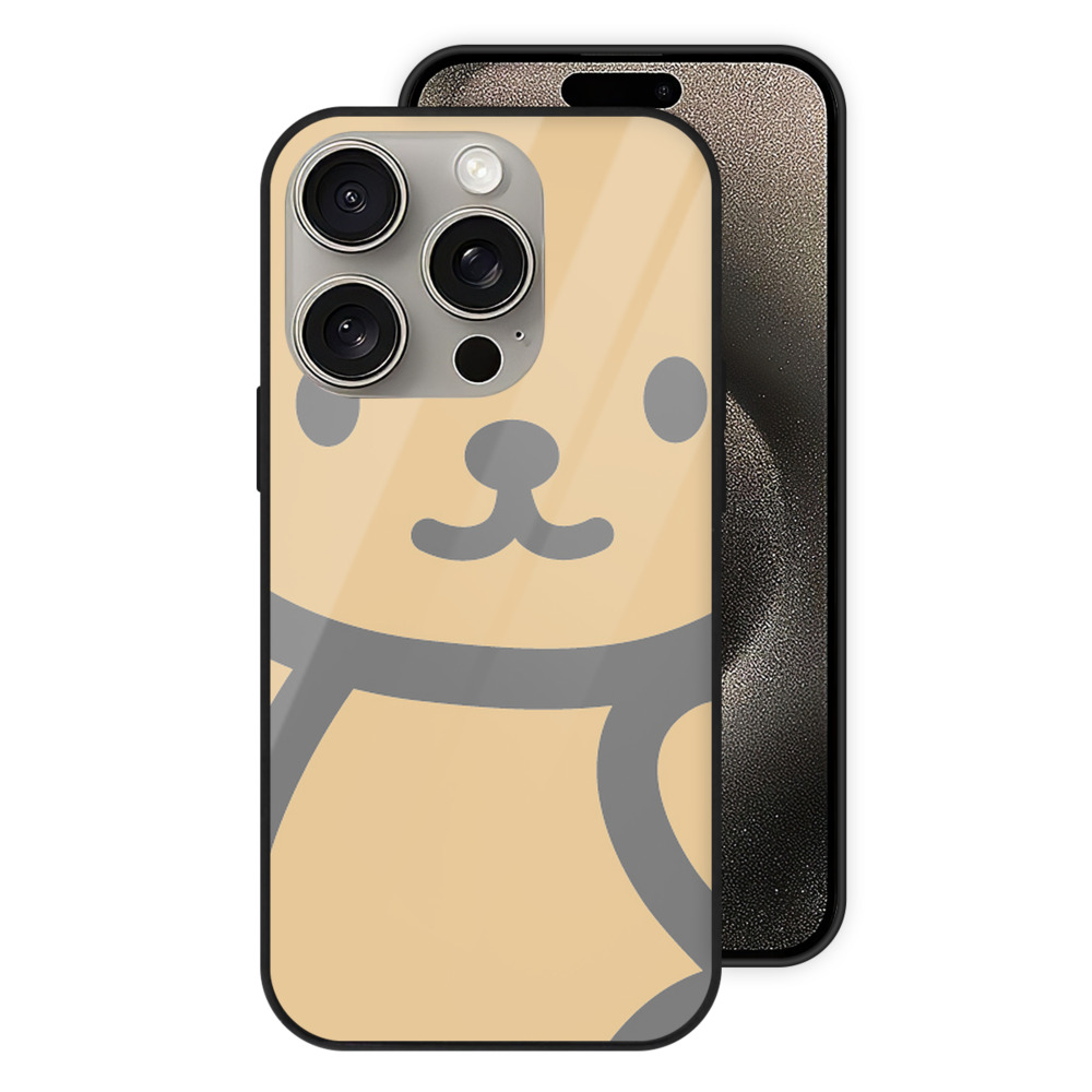 （画像用） Hello Kitty ハローキティ 【iPhone15Pro対応】スマホケース 耐衝撃＆黄変防止 背面ガラス