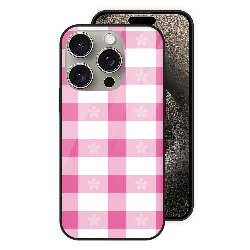 （画像用） Hello Kitty ハローキティ 【iPhone15Pro対応】スマホケース 耐衝撃＆黄変防止 背面ガラス