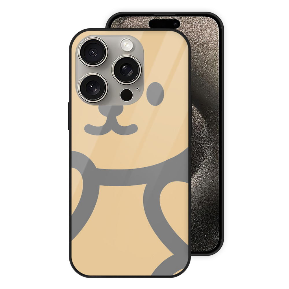 （画像用） Hello Kitty ハローキティ 【iPhone15Pro対応】スマホケース 耐衝撃＆黄変防止 背面ガラス
