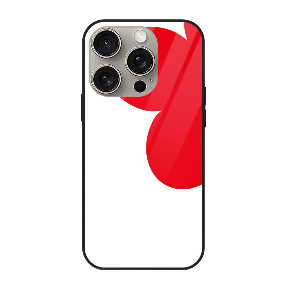 （画像用） Hello Kitty ハローキティ 【iPhone15Pro対応】スマホケース 耐衝撃＆黄変防止 背面ガラス