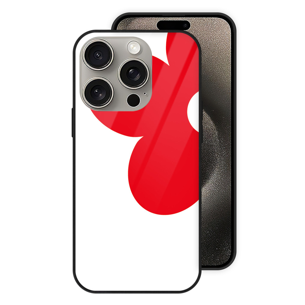 （画像用） Hello Kitty ハローキティ 【iPhone15Pro対応】スマホケース 耐衝撃＆黄変防止 背面ガラス
