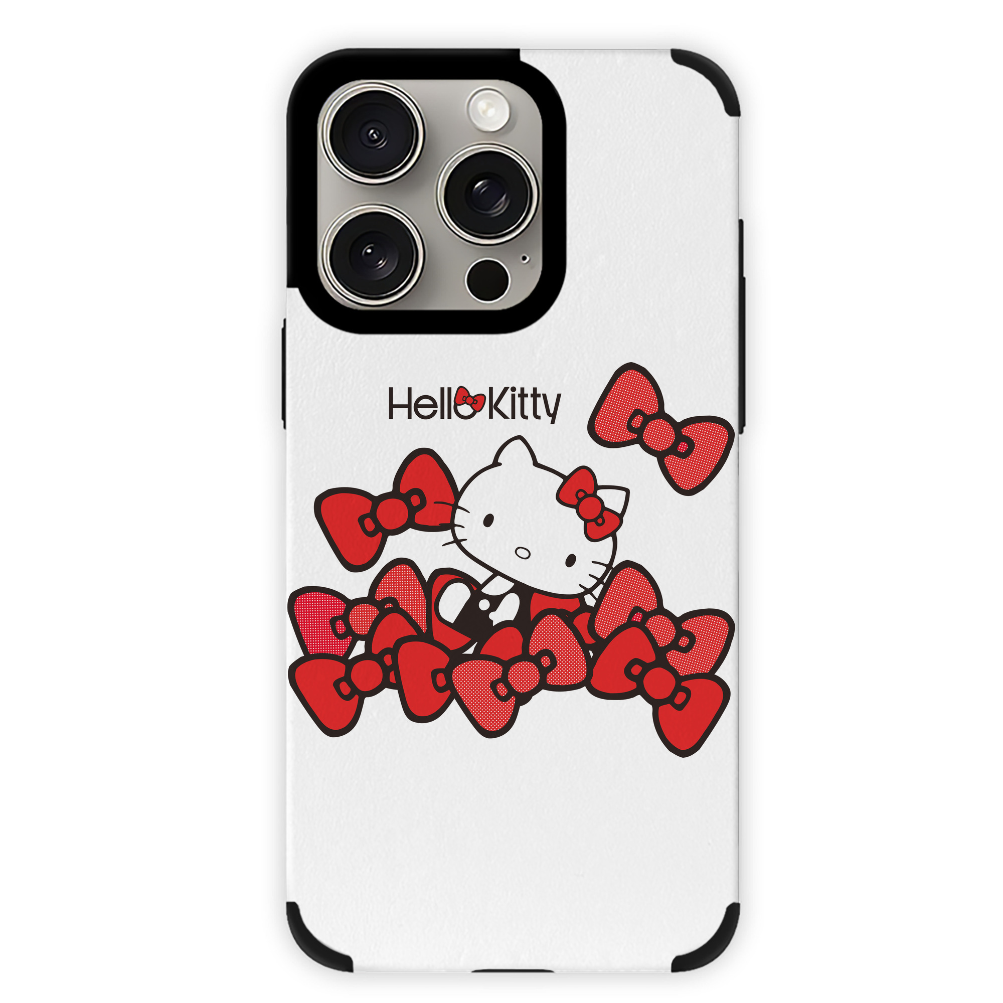 （画像用） Hello Kitty ハローキティ 【iPhone15ProMax対応】 PUレザー スマホケース 耐衝撃＆黄変防止