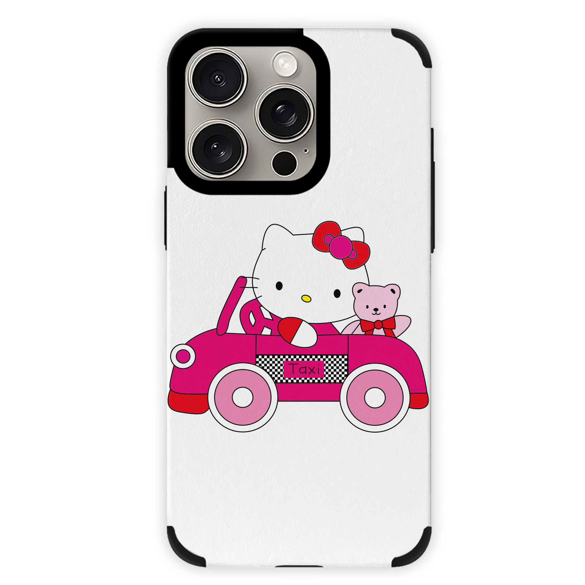 （画像用） Hello Kitty ハローキティ 【iPhone15ProMax対応】 PUレザー スマホケース 耐衝撃＆黄変防止