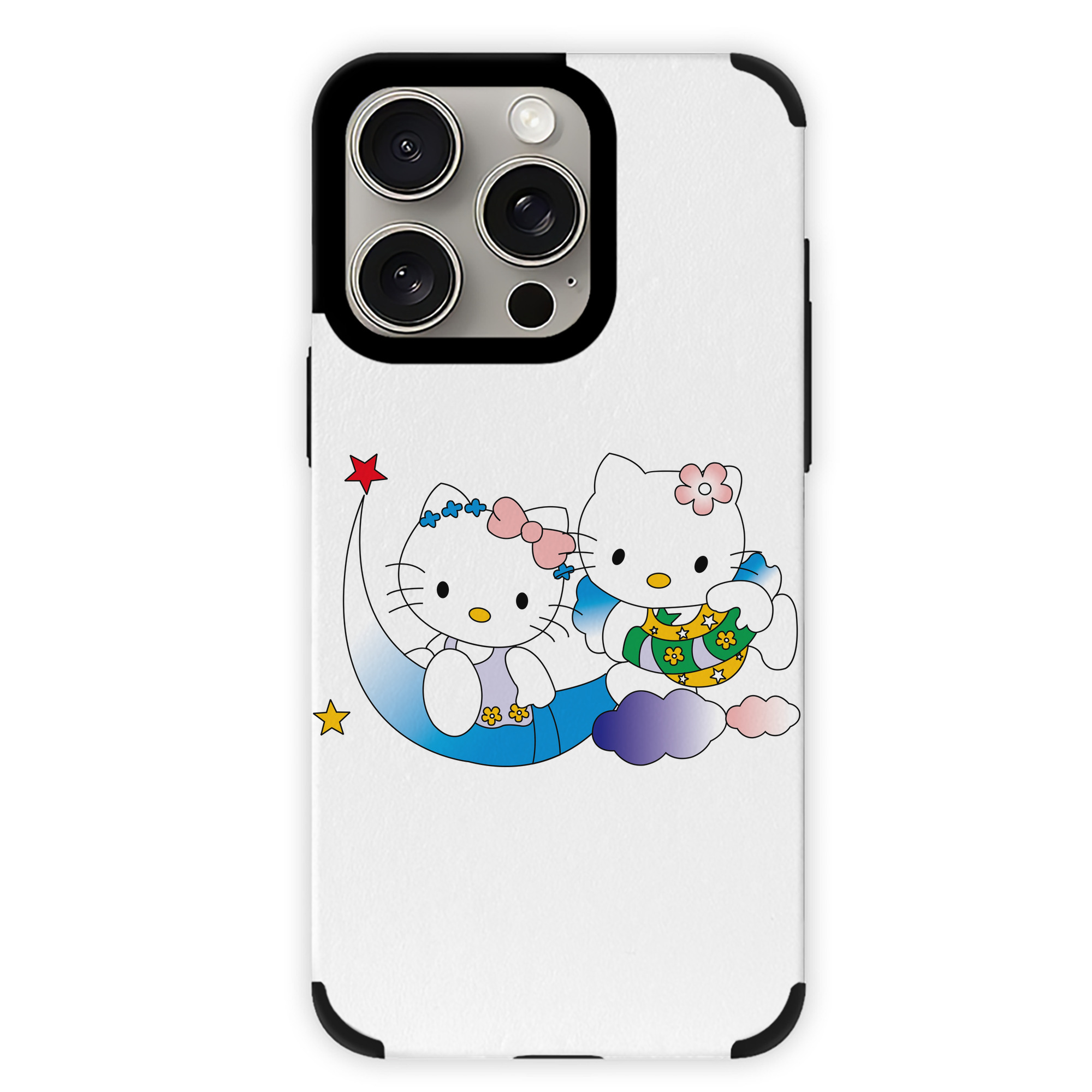 （画像用） Hello Kitty ハローキティ 【iPhone15ProMax対応】 PUレザー スマホケース 耐衝撃＆黄変防止