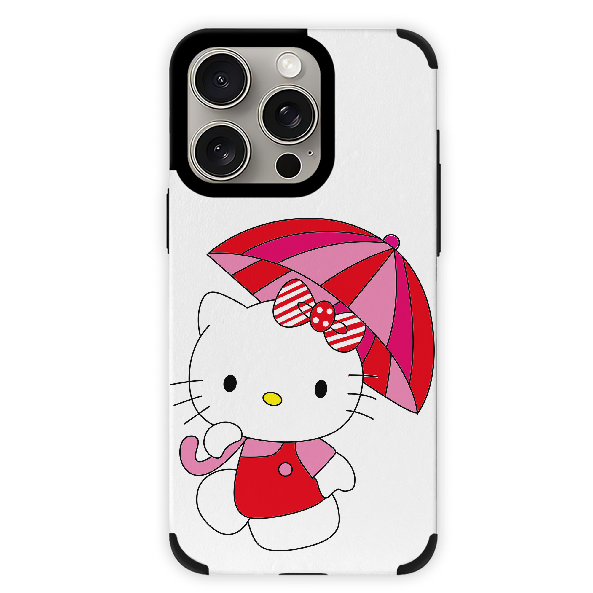 （画像用） Hello Kitty ハローキティ 【iPhone15ProMax対応】 PUレザー スマホケース 耐衝撃＆黄変防止