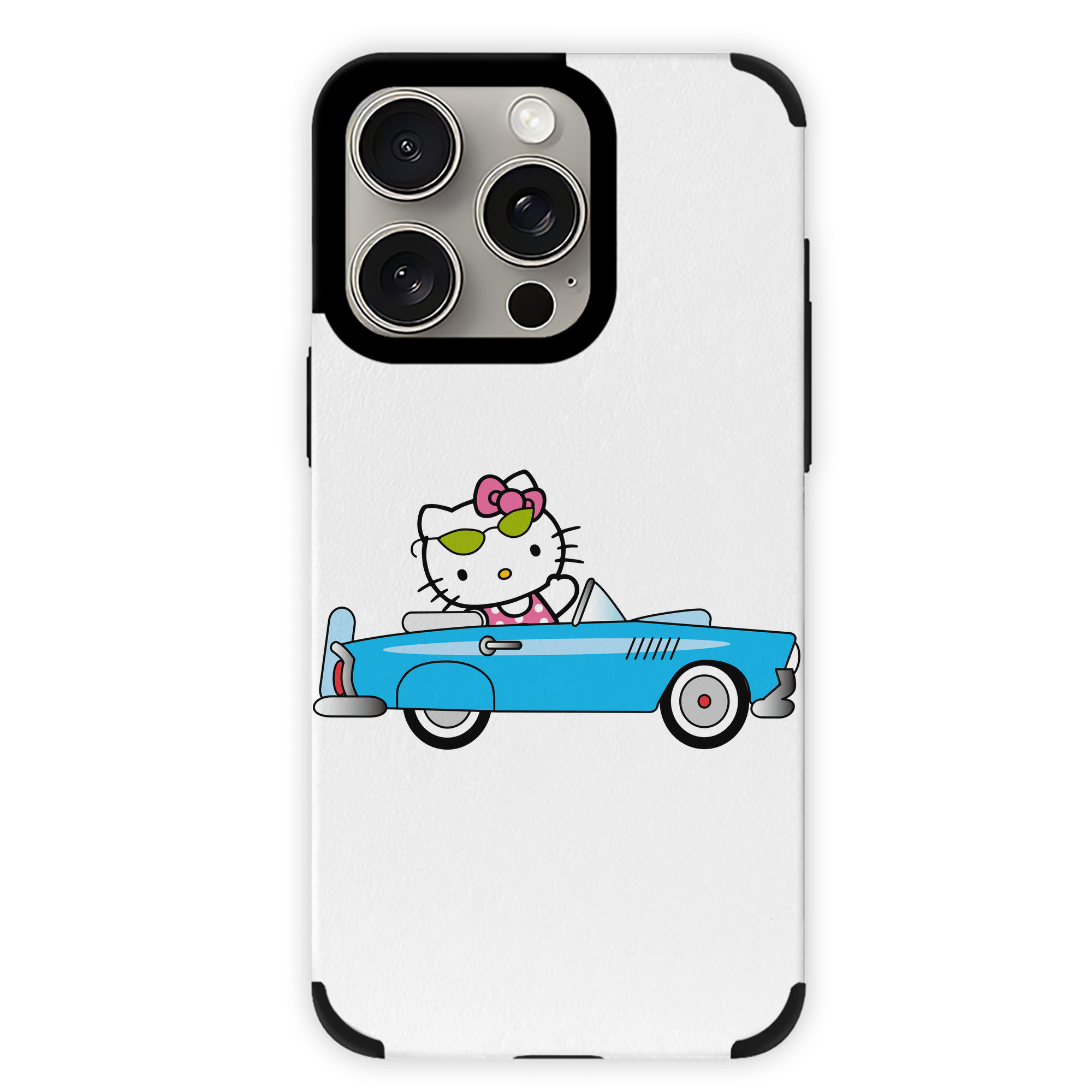（画像用） Hello Kitty ハローキティ 【iPhone15ProMax対応】 PUレザー スマホケース 耐衝撃＆黄変防止