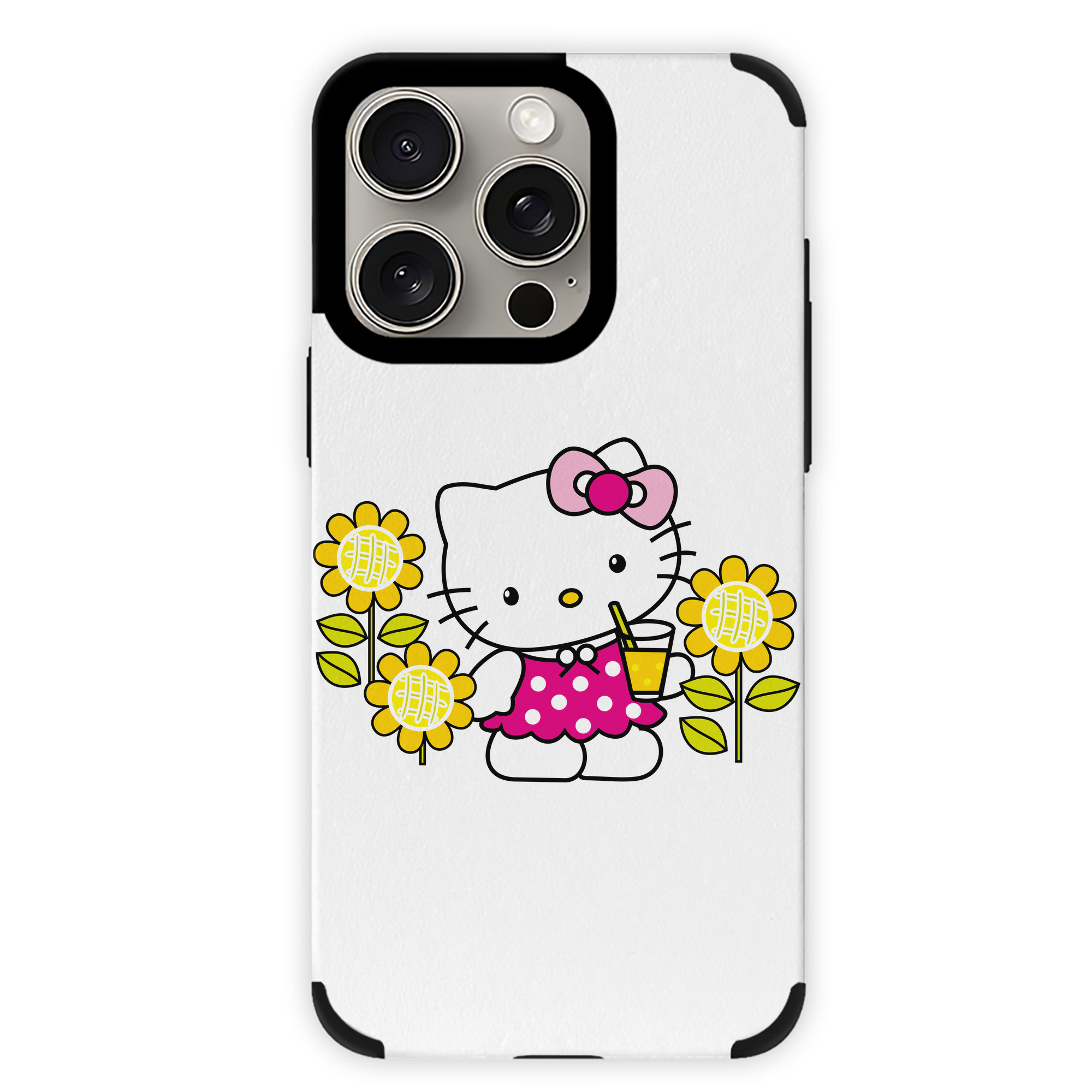 （画像用） Hello Kitty ハローキティ 【iPhone15ProMax対応】 PUレザー スマホケース 耐衝撃＆黄変防止
