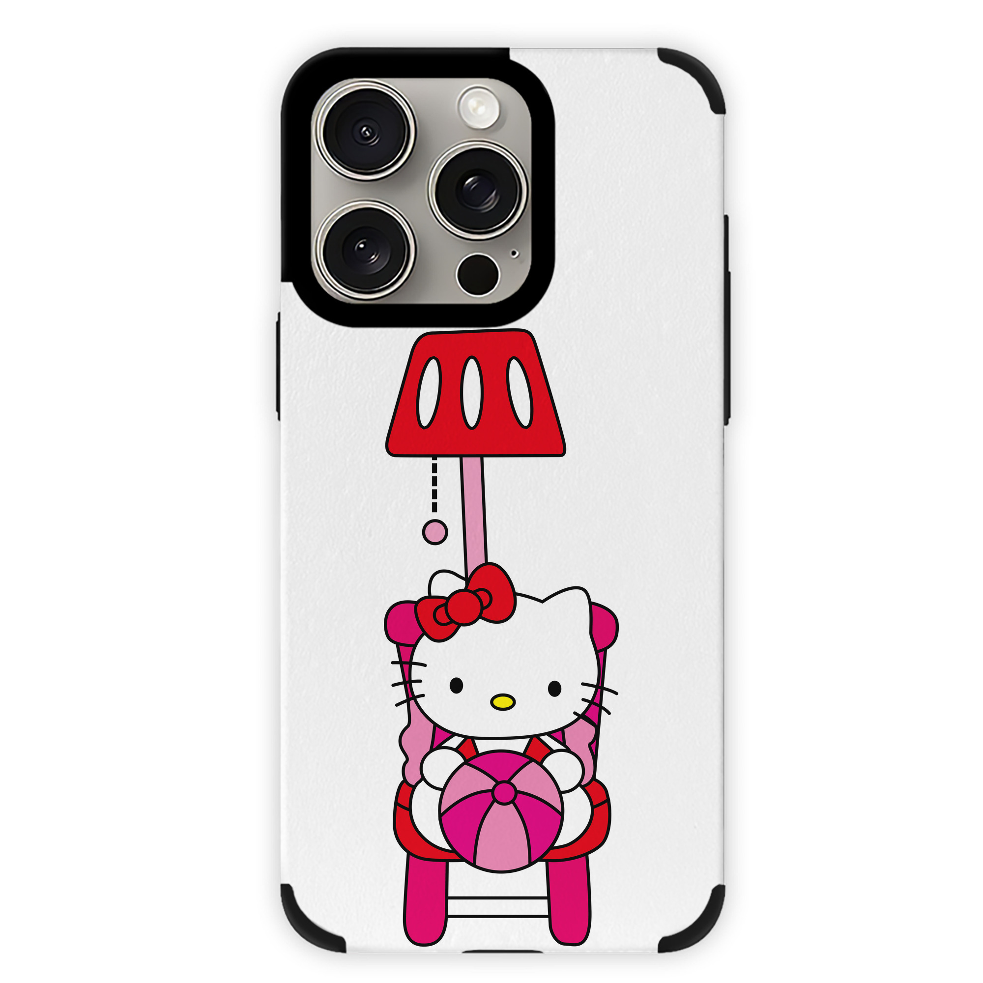 （画像用） Hello Kitty ハローキティ 【iPhone15ProMax対応】 PUレザー スマホケース 耐衝撃＆黄変防止