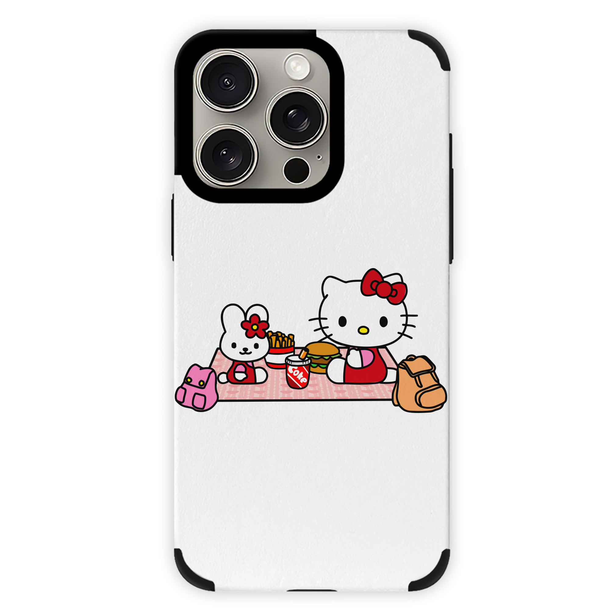 （画像用） Hello Kitty ハローキティ 【iPhone15ProMax対応】 PUレザー スマホケース 耐衝撃＆黄変防止