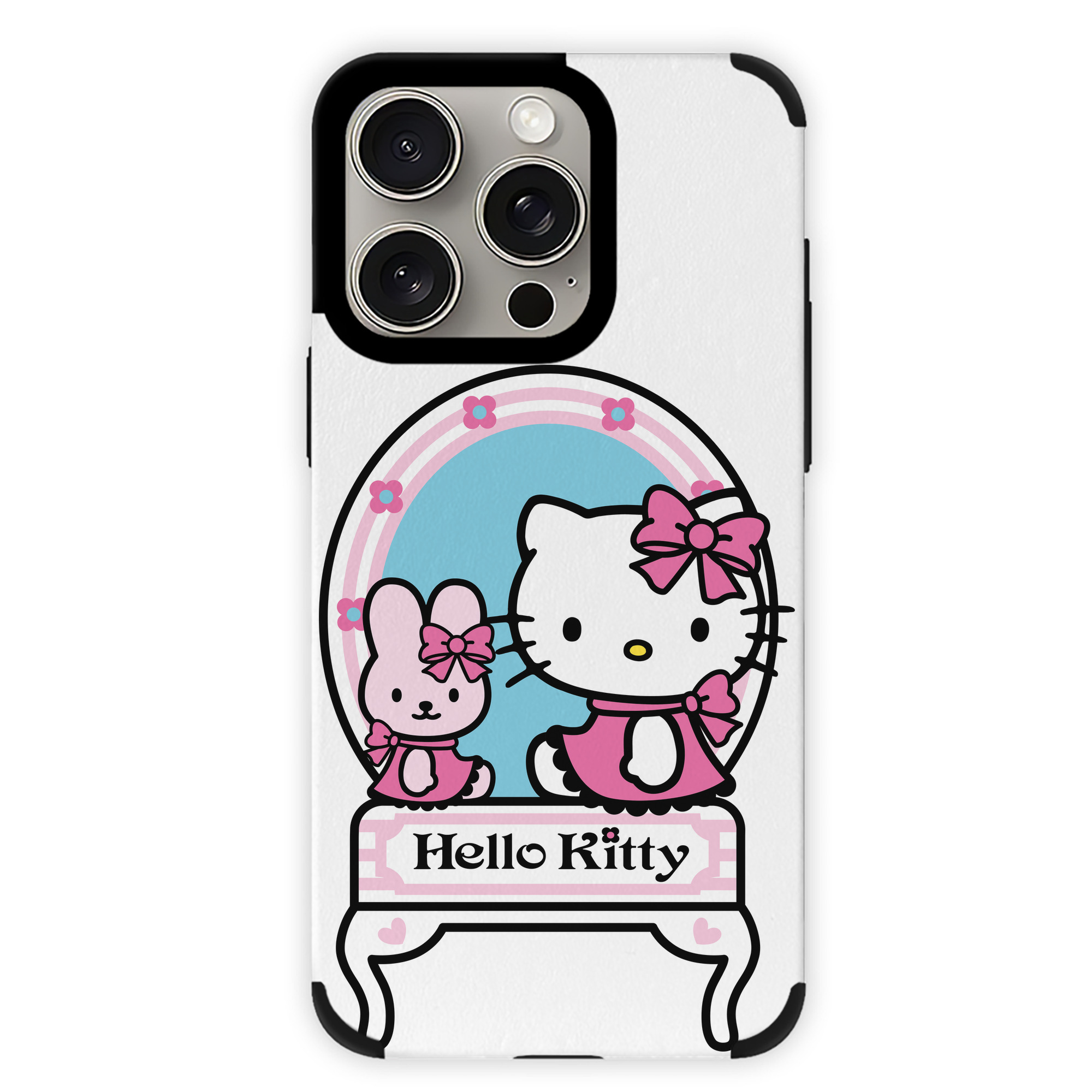（画像用） Hello Kitty ハローキティ 【iPhone15ProMax対応】 PUレザー スマホケース 耐衝撃＆黄変防止
