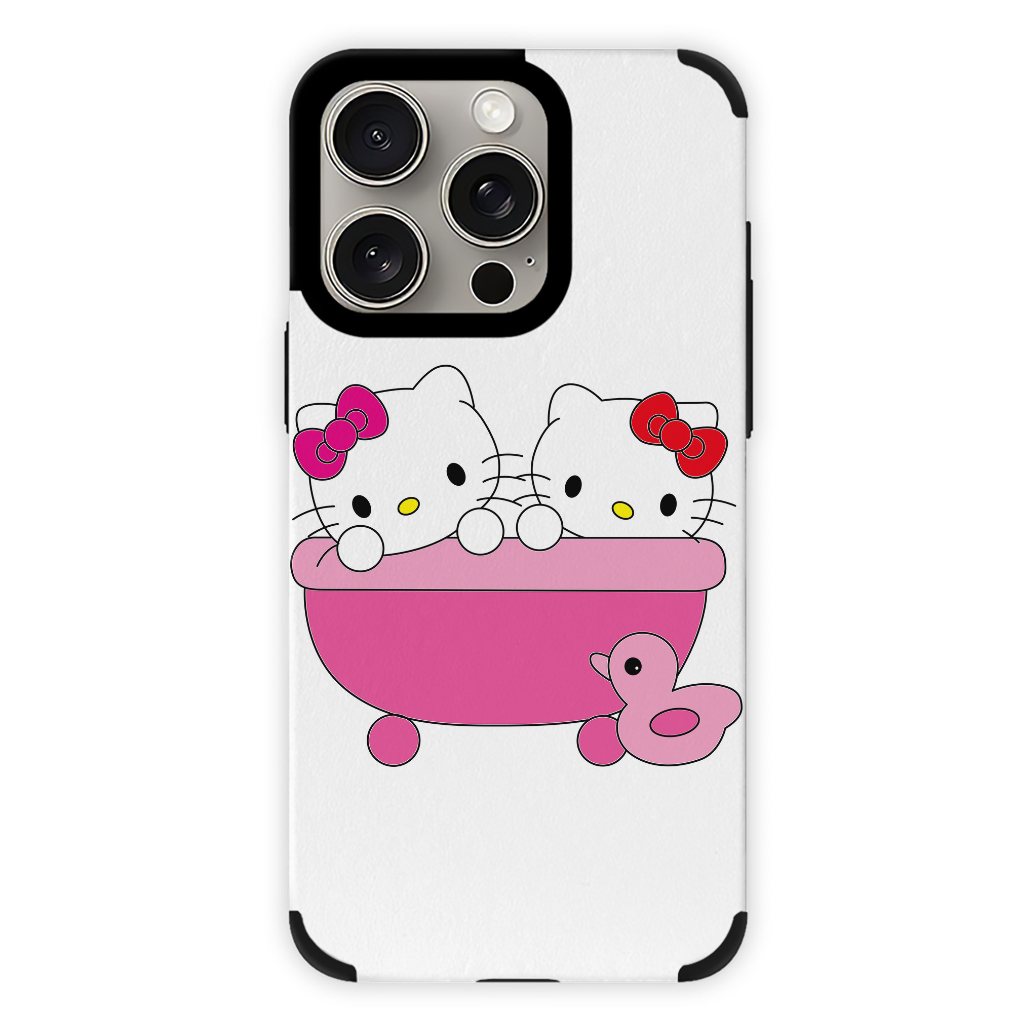 （画像用） Hello Kitty ハローキティ 【iPhone15ProMax対応】 PUレザー スマホケース 耐衝撃＆黄変防止