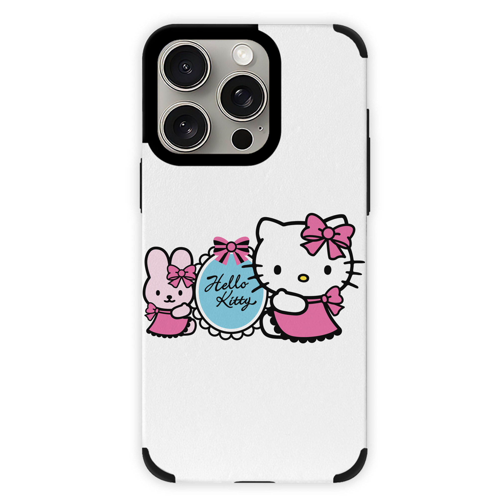 （画像用） Hello Kitty ハローキティ 【iPhone15ProMax対応】 PUレザー スマホケース 耐衝撃＆黄変防止