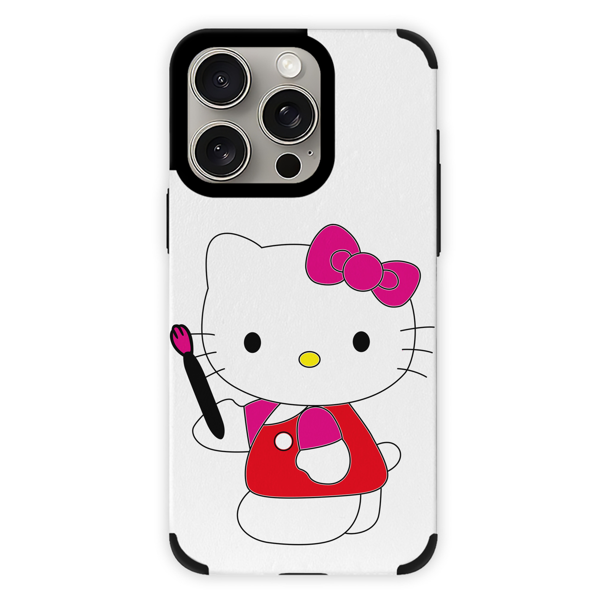 （画像用） Hello Kitty ハローキティ 【iPhone15ProMax対応】 PUレザー スマホケース 耐衝撃＆黄変防止