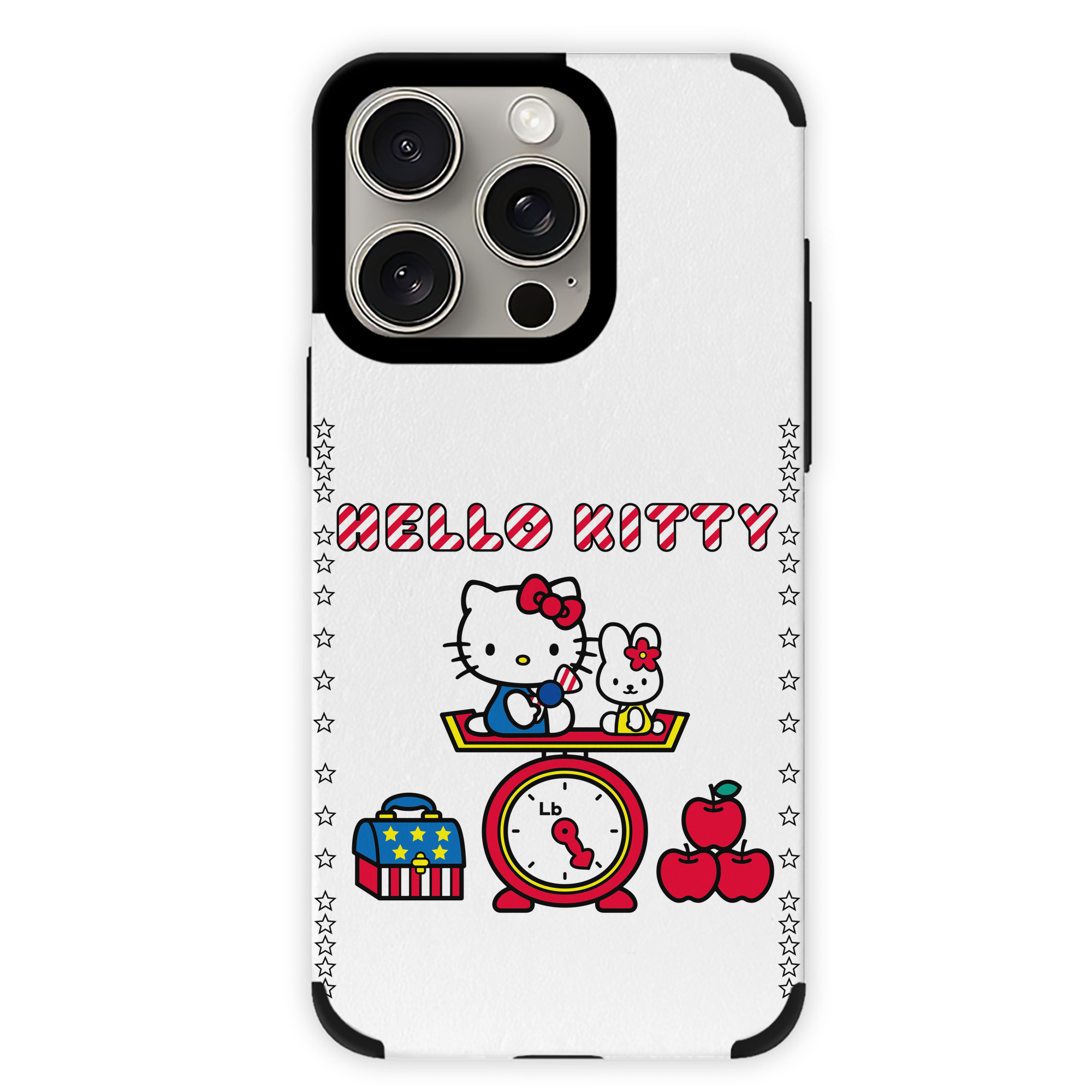 （画像用） Hello Kitty ハローキティ 【iPhone15ProMax対応】 PUレザー スマホケース 耐衝撃＆黄変防止