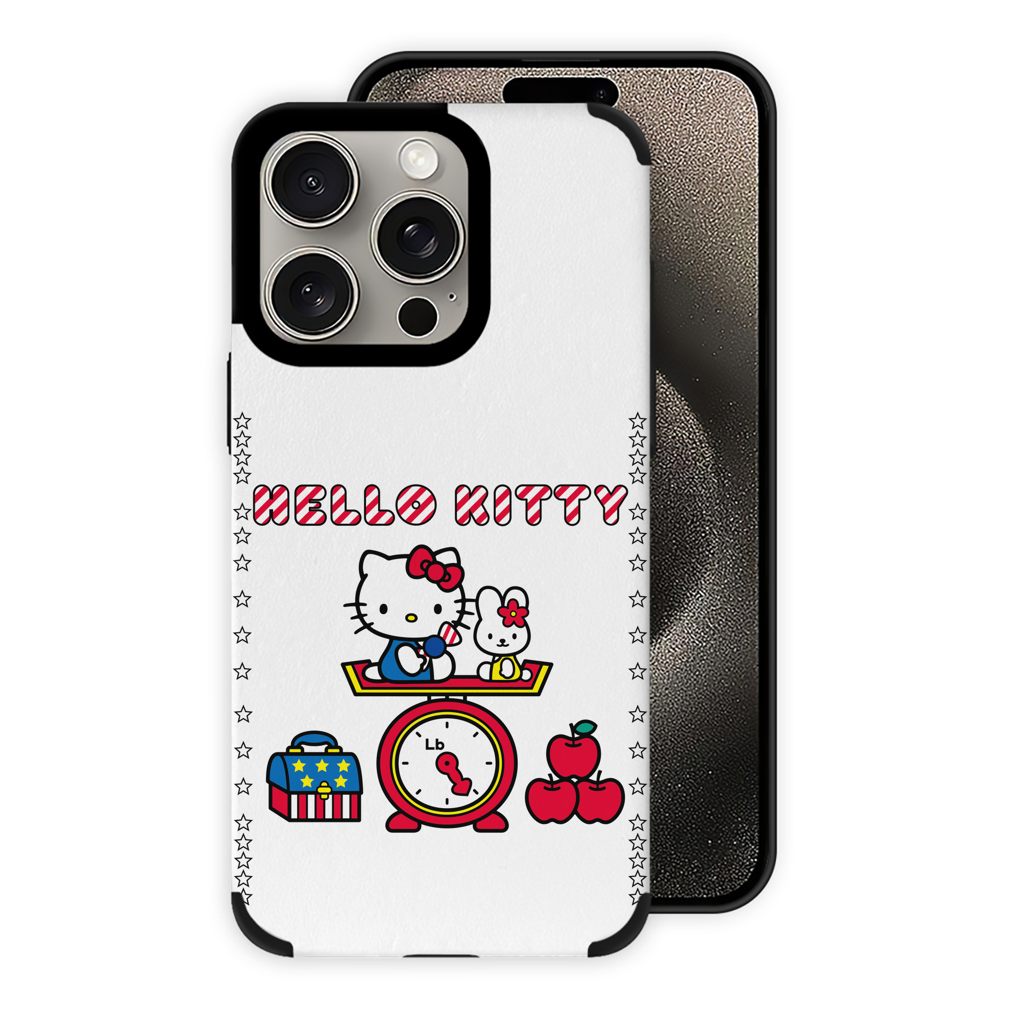 （画像用） Hello Kitty ハローキティ 【iPhone15ProMax対応】 PUレザー スマホケース 耐衝撃＆黄変防止