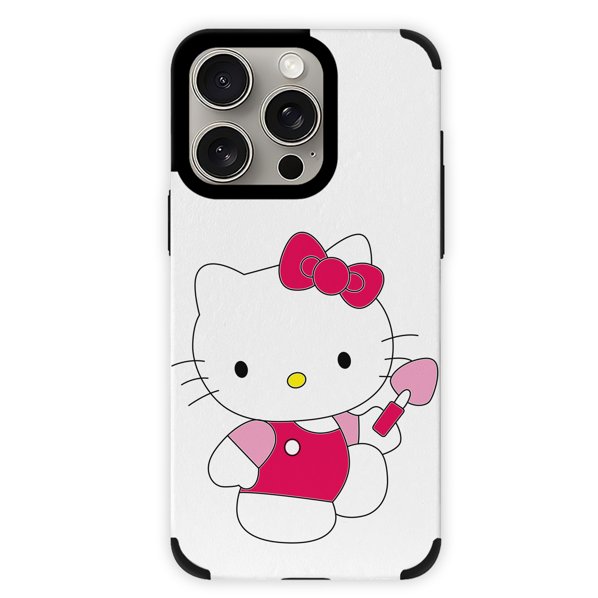 （画像用） Hello Kitty ハローキティ 【iPhone15ProMax対応】 PUレザー スマホケース 耐衝撃＆黄変防止