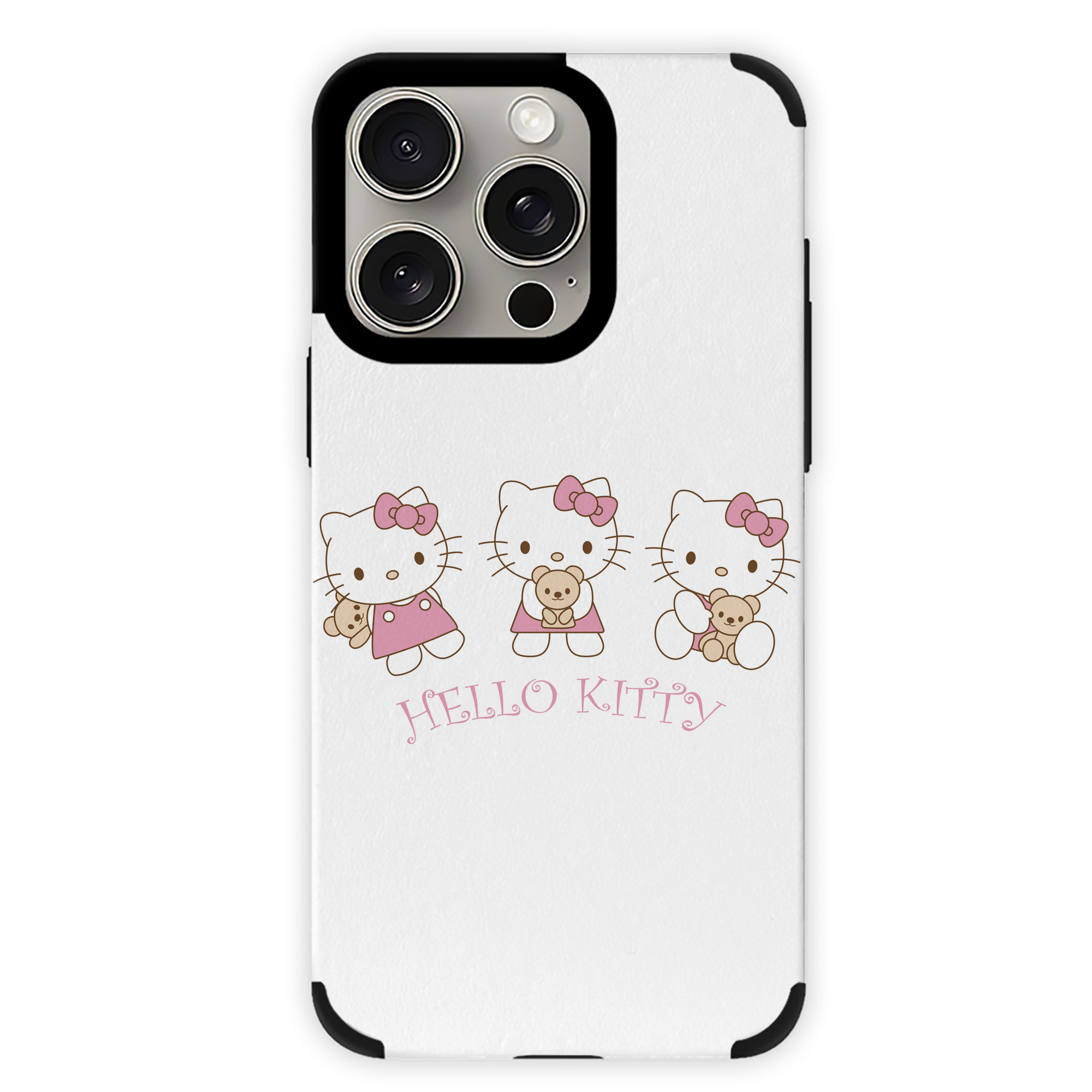 （画像用） Hello Kitty ハローキティ 【iPhone15ProMax対応】 PUレザー スマホケース 耐衝撃＆黄変防止