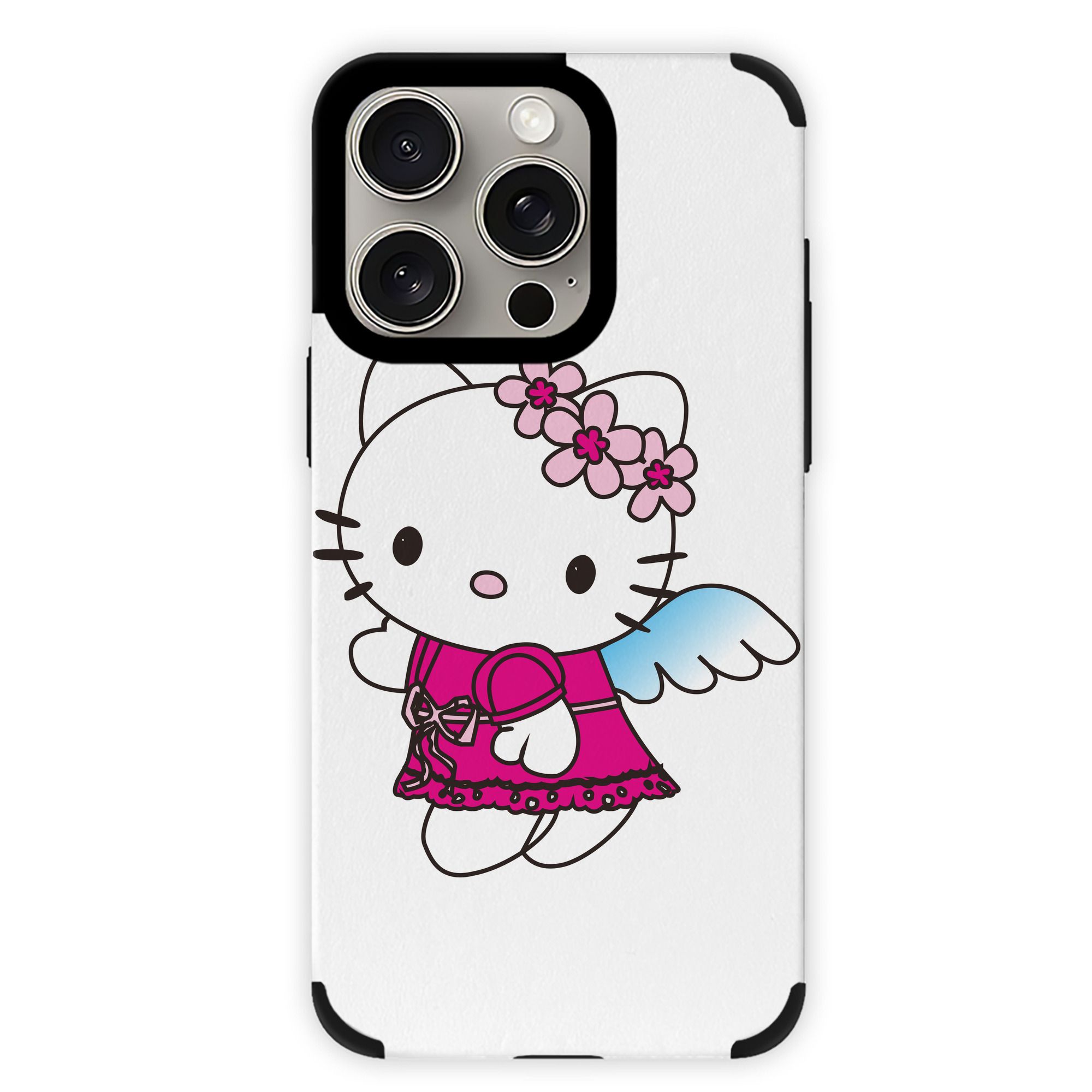 （画像用） Hello Kitty ハローキティ 【iPhone15ProMax対応】 PUレザー スマホケース 耐衝撃＆黄変防止