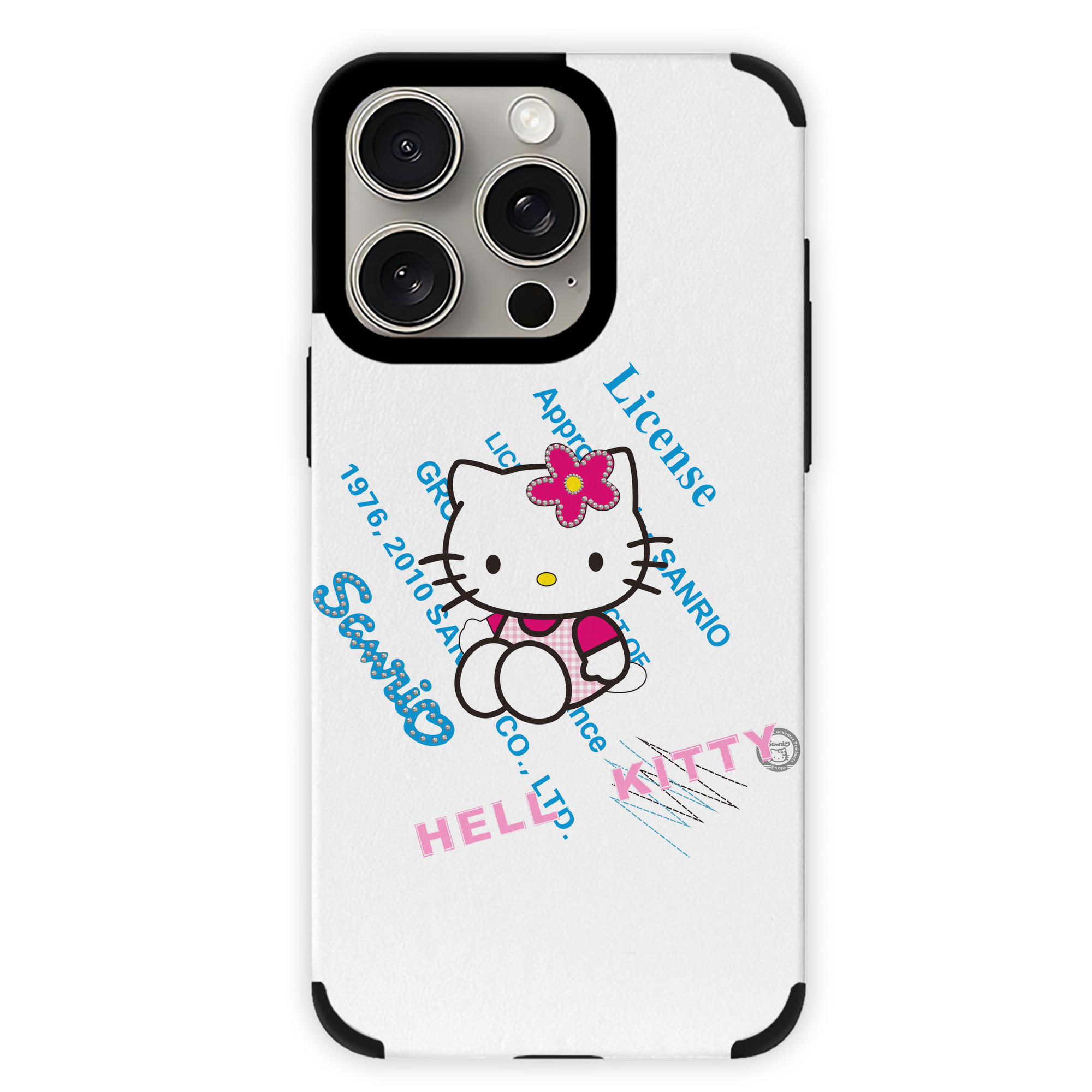 （画像用） Hello Kitty ハローキティ 【iPhone15ProMax対応】 PUレザー スマホケース 耐衝撃＆黄変防止