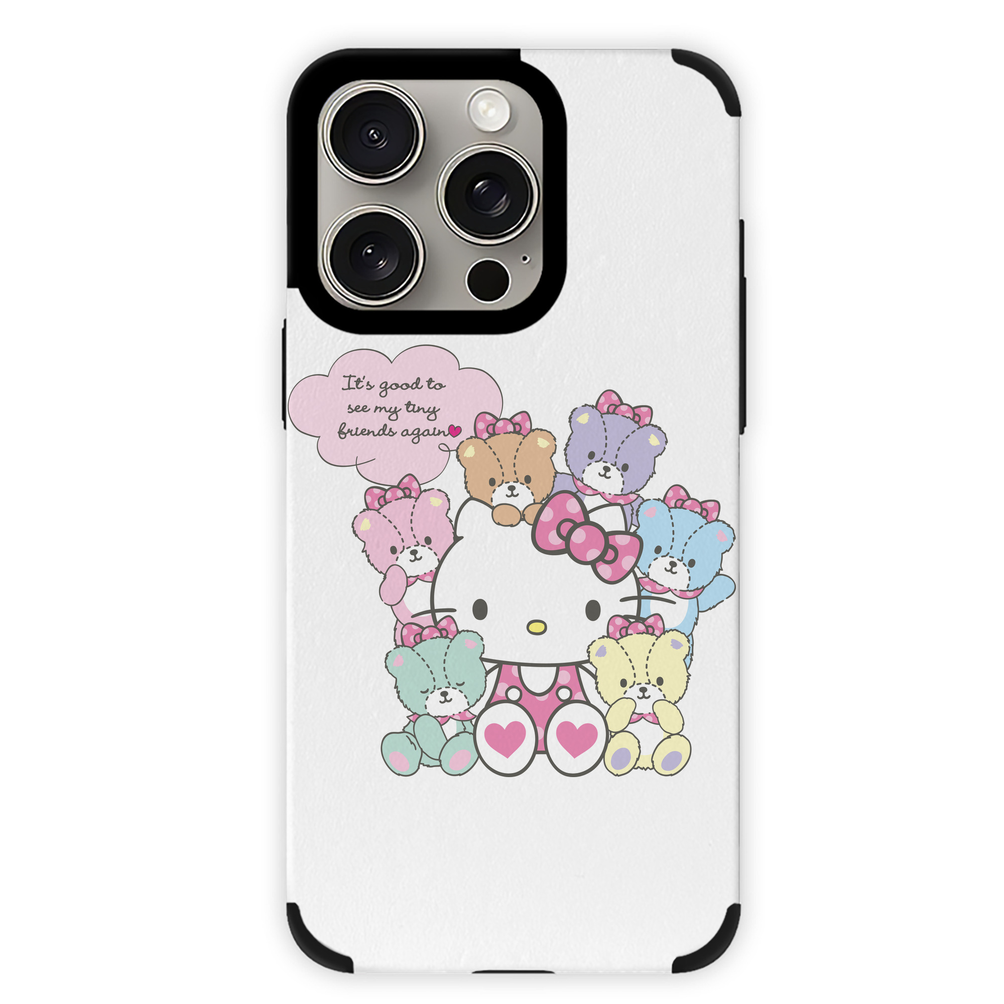 （画像用） Hello Kitty ハローキティ 【iPhone15ProMax対応】 PUレザー スマホケース 耐衝撃＆黄変防止