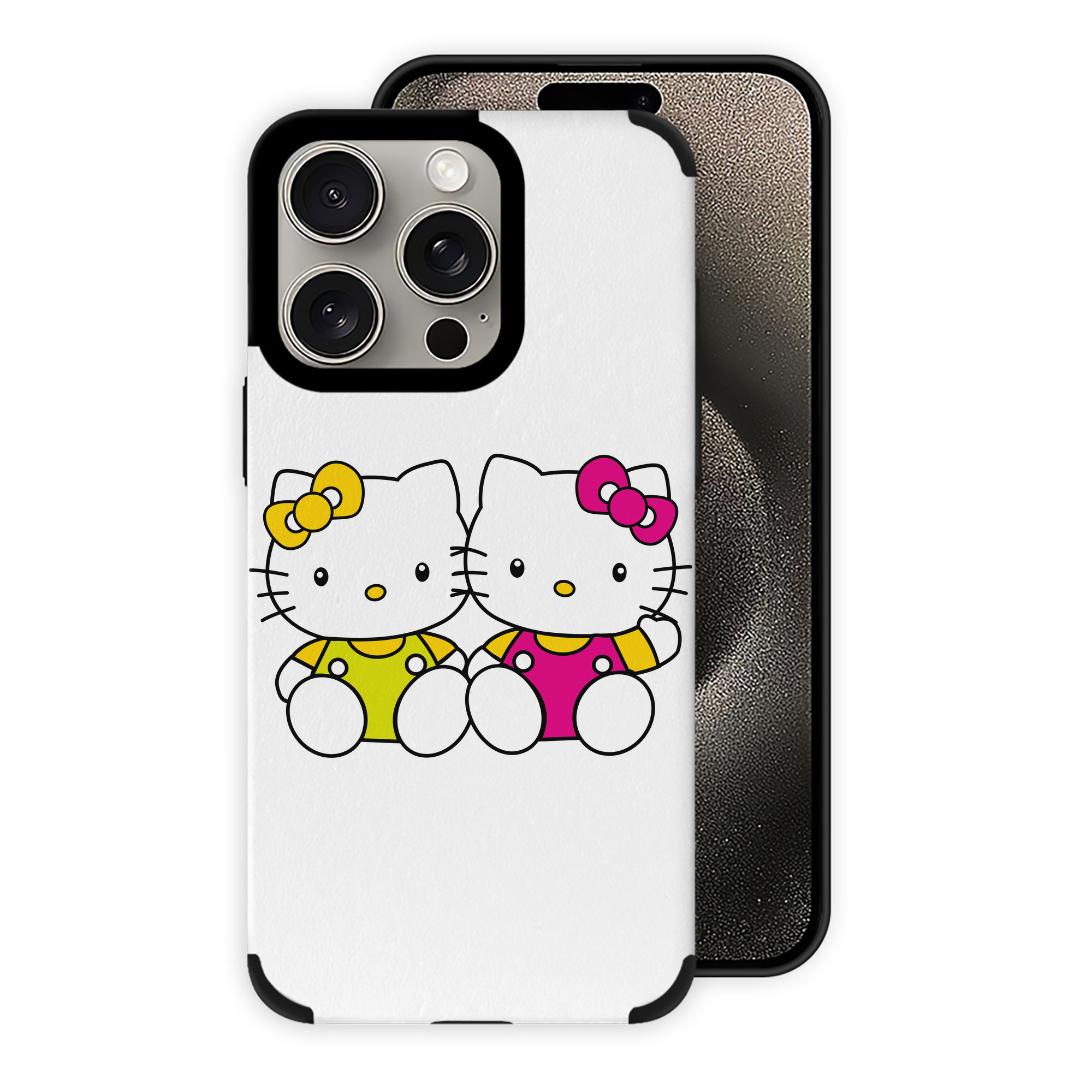 （画像用） Hello Kitty ハローキティ 【iPhone15ProMax対応】 PUレザー スマホケース 耐衝撃＆黄変防止